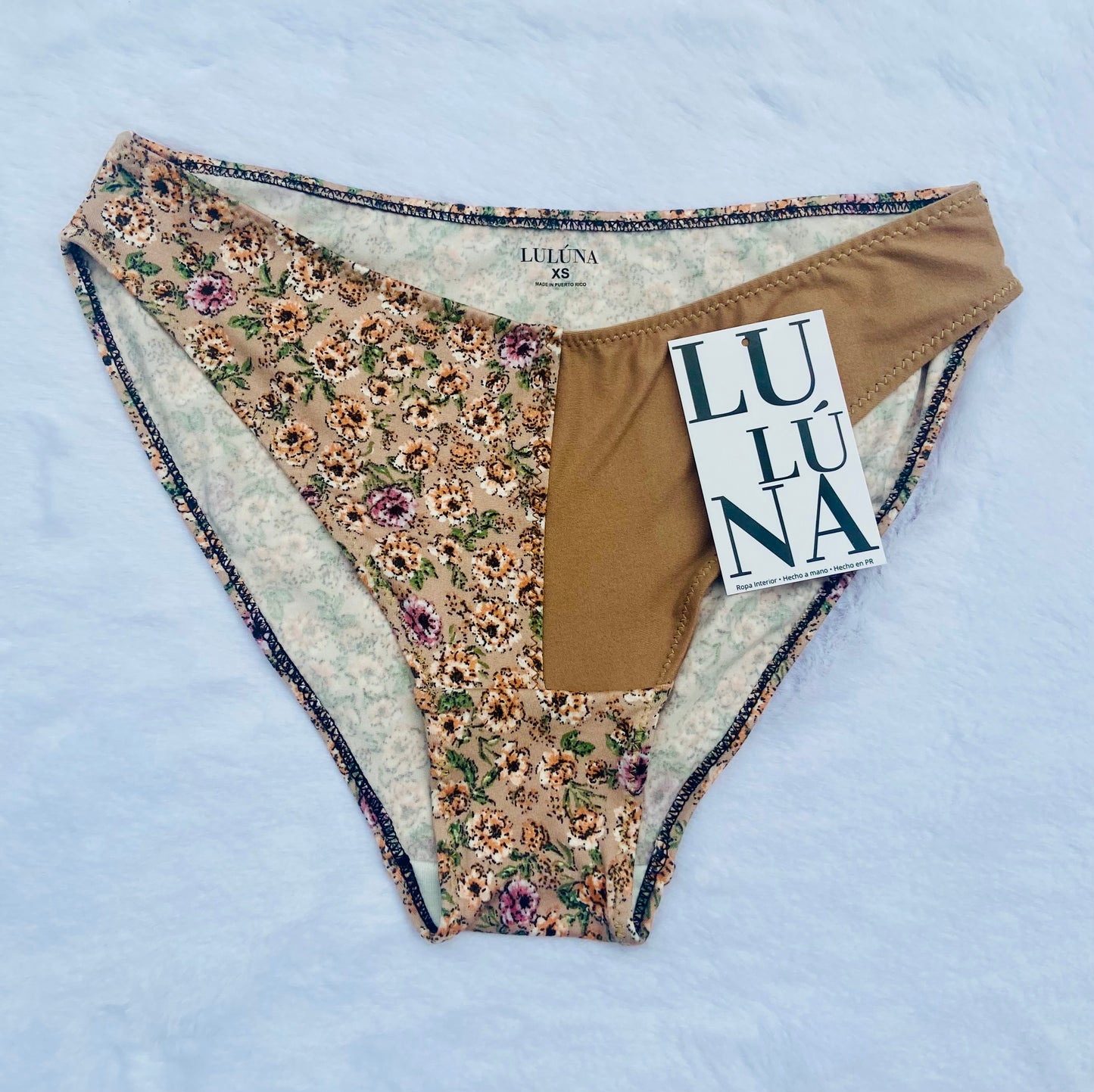 BIKINI DOBLE ESTAMPADO FLORAL/ NUDE