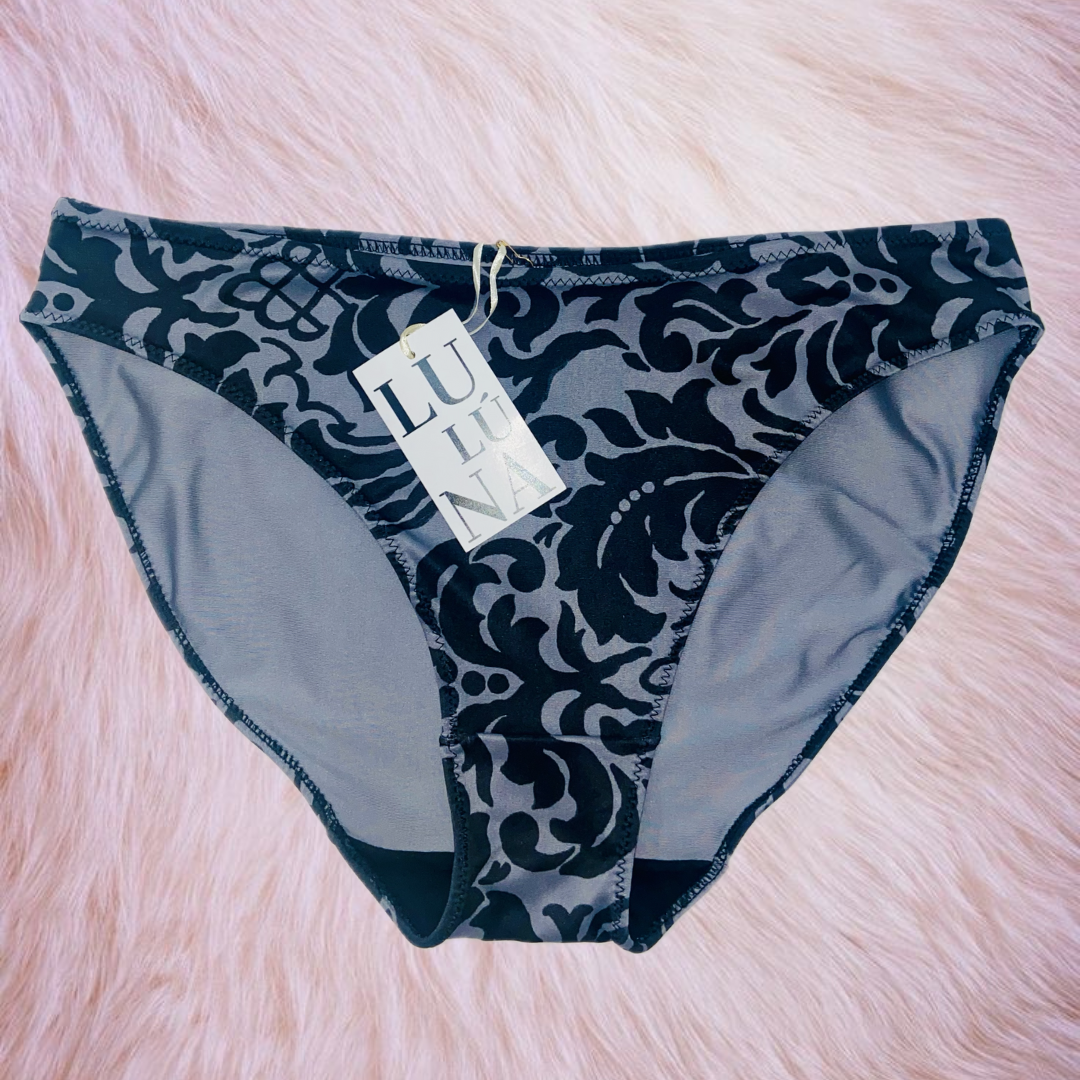 BIKINI WIDE GRIS/NEGRO