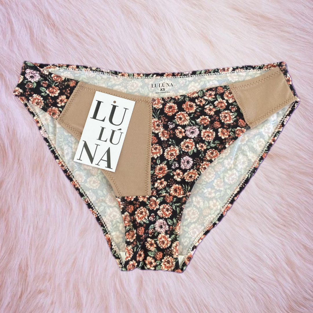 BIKINI ESTAMPADO FLORAL Y NUDE